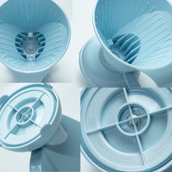 CLEVER Dripper Pour Over Coffee Maker Bonus 100 Filters, Macaron Blue 18 Ounce - Picture 4 of 16